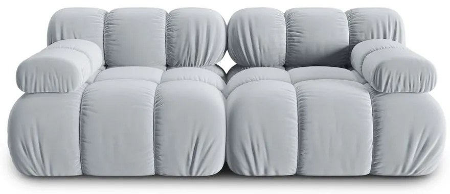 Jasnoniebieska aksamitna sofa 188 cm Bellis – Micadoni Home