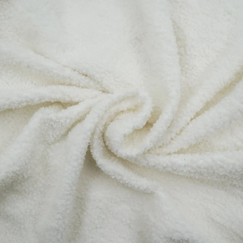 Kremowy elastyczny pokrowiec na sofę 3-osobowy Laina – douceur d'intérieur