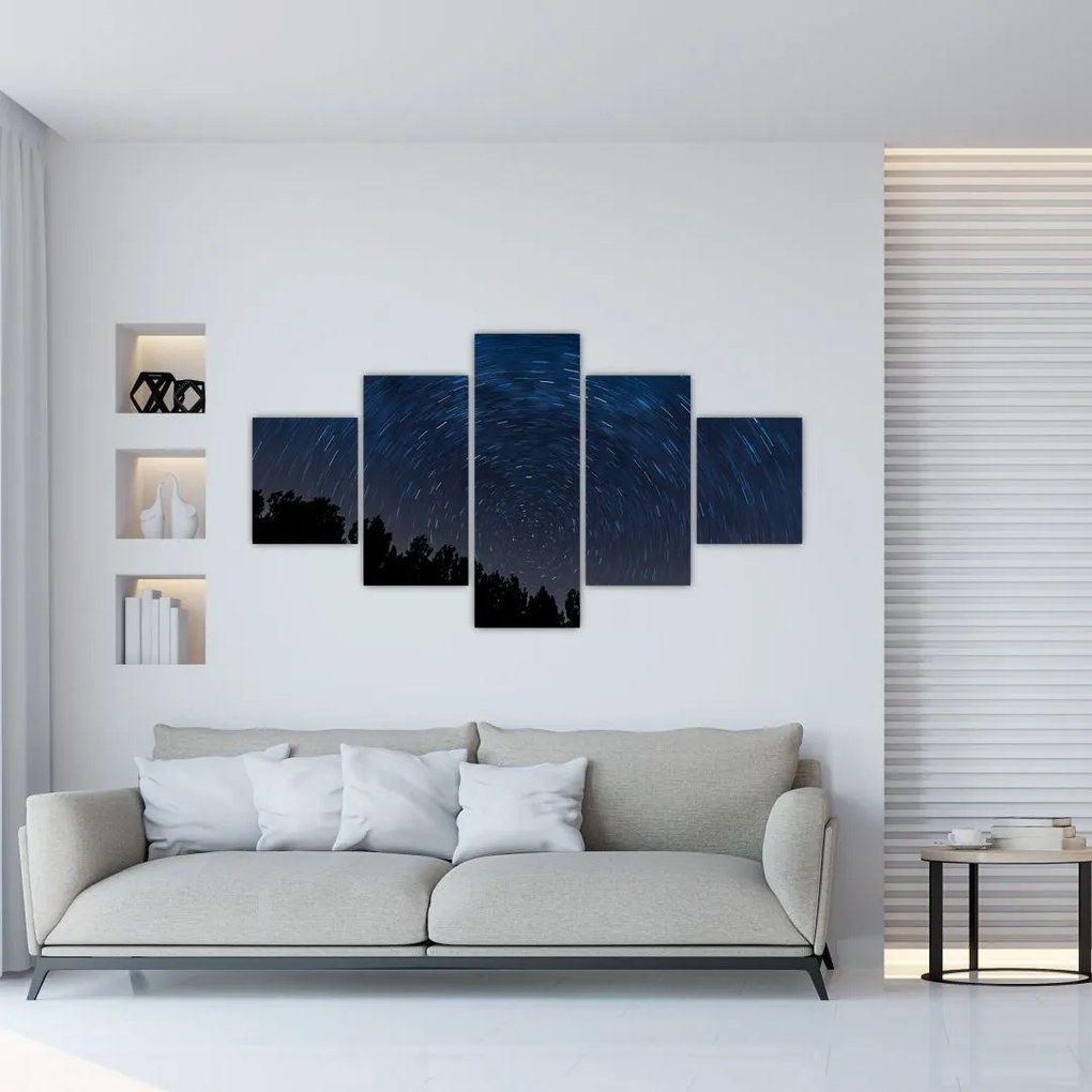 Obraz nocnego nieba (125x70 cm)