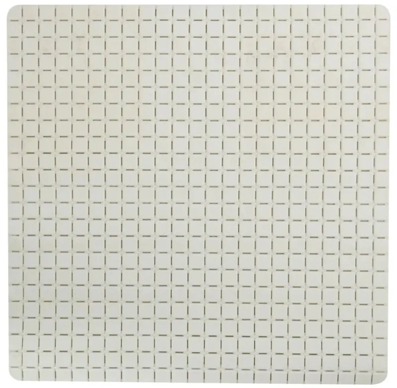 Spirella Antypoślizgowa mata prysznicowa QUADROPremium, biała, 54 x 54 cm