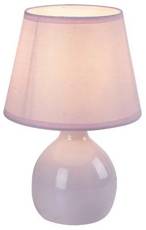 Rabalux 74078 lampa stołowa Ingrid, jasnoróżowy