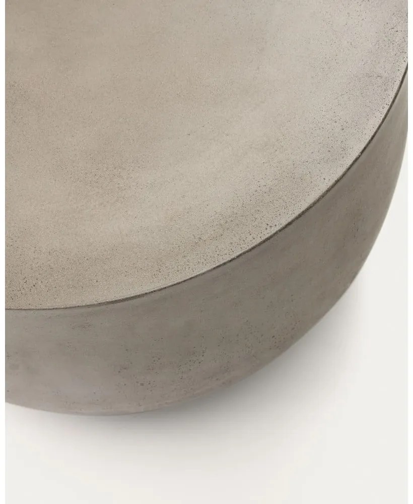 Okrągły stolik ogrodowy betonowy ø 60 cm Garbet – Kave Home
