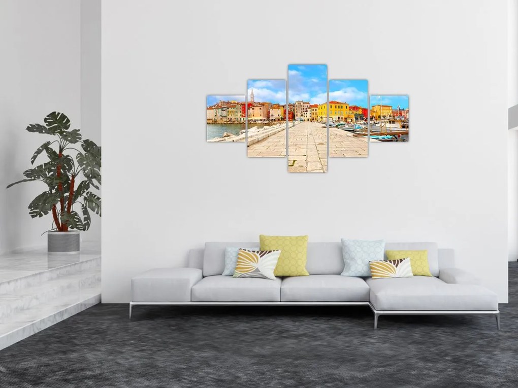 Obraz - Stare istryjskie miasto Poreč, Chorwacja (125x70 cm)