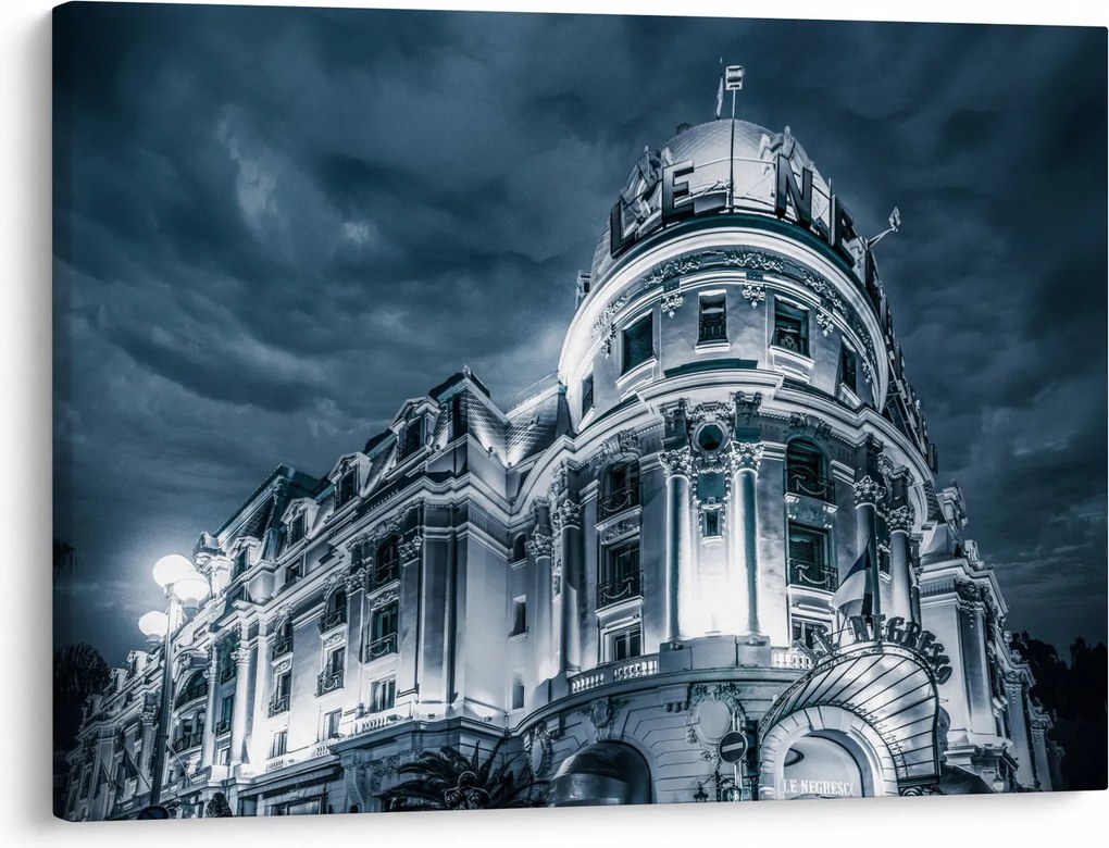Obraz architektury w ciemności (70x50 cm)