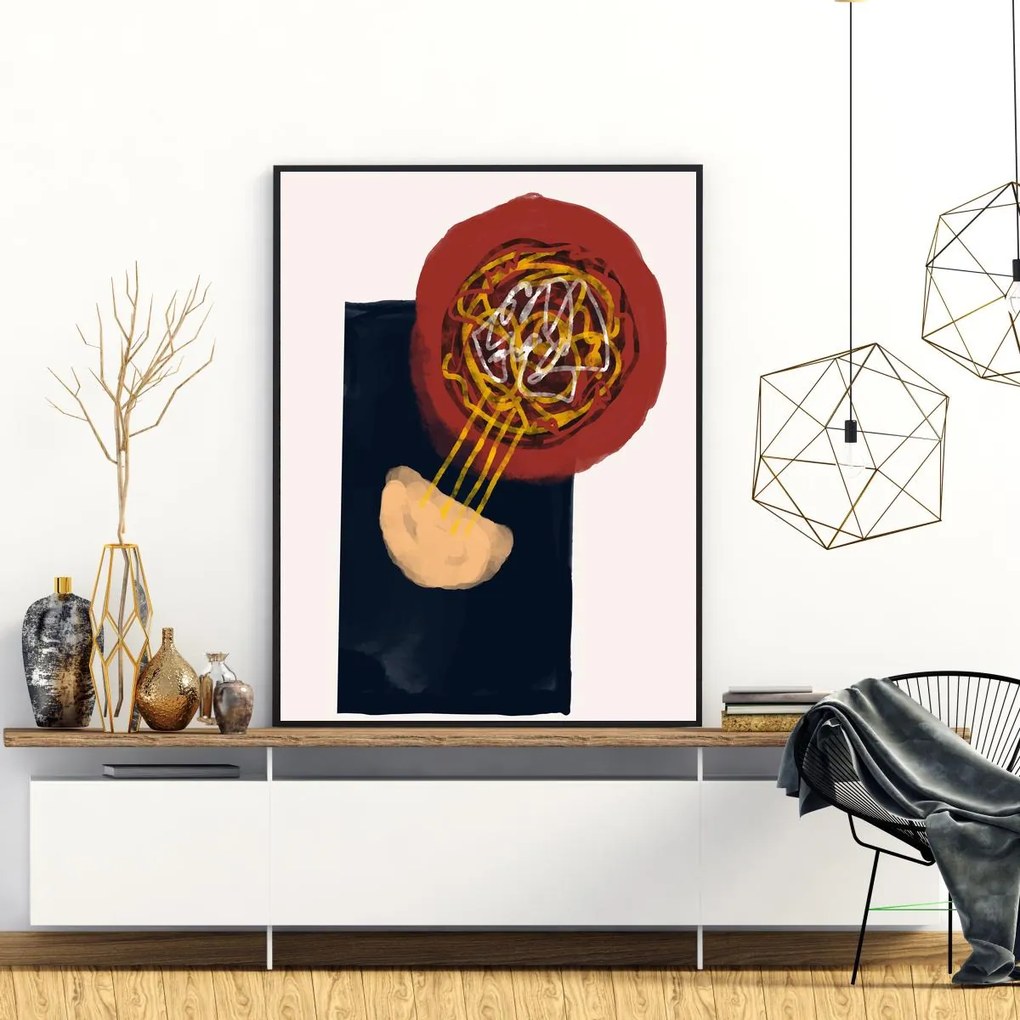 Plakat - Artystyczna abstrakcja (A4)