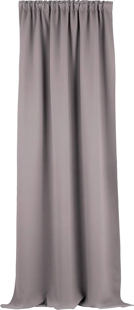 Zasłona zaciemniająca na taśmie marszczącej ciepły szary 140 x 280cm 1 szt.