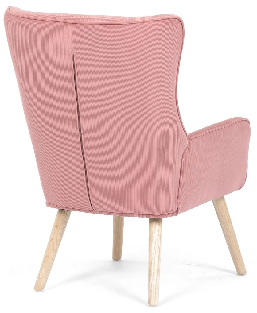 Fotel na uszach PINK2, różowy