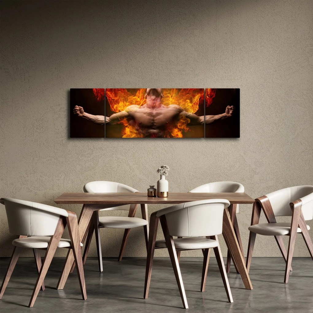 Obraz - Męska moc (170x50 cm)