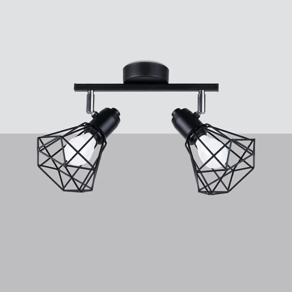 Listwa oświetleniowa ARTEMIS 2 czarna SOLLUX  LIGHTING
