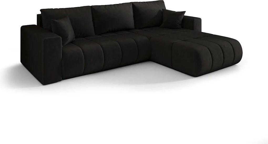 Narożnik BEDANTE MILO PREMIUM L Monolith 97 Prawy z funkcją spania Mebel łączący wygodę i nowoczesny design