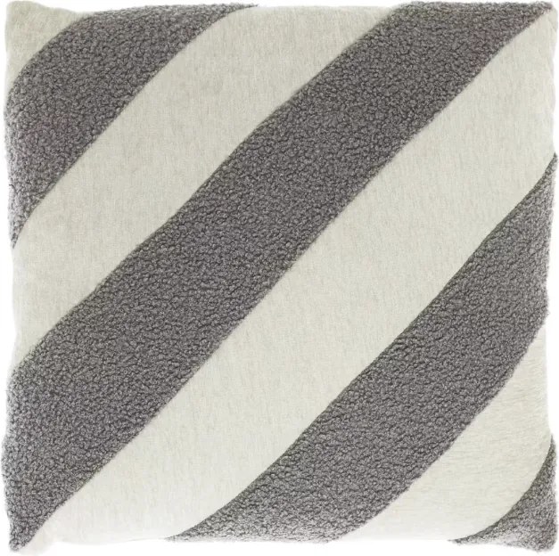 Poduszka dekoracyjna KELLA 45x45 cm, szara