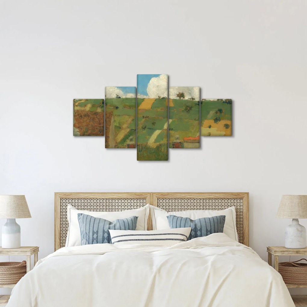 Obraz - Edouard Vuillard, Landscape of the Ile de France, reprodukcje (125x70 cm)