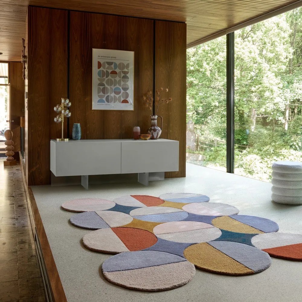 Wełniany dywan tkany ręcznie 200x290 cm Mia Ellipse – Flair Rugs