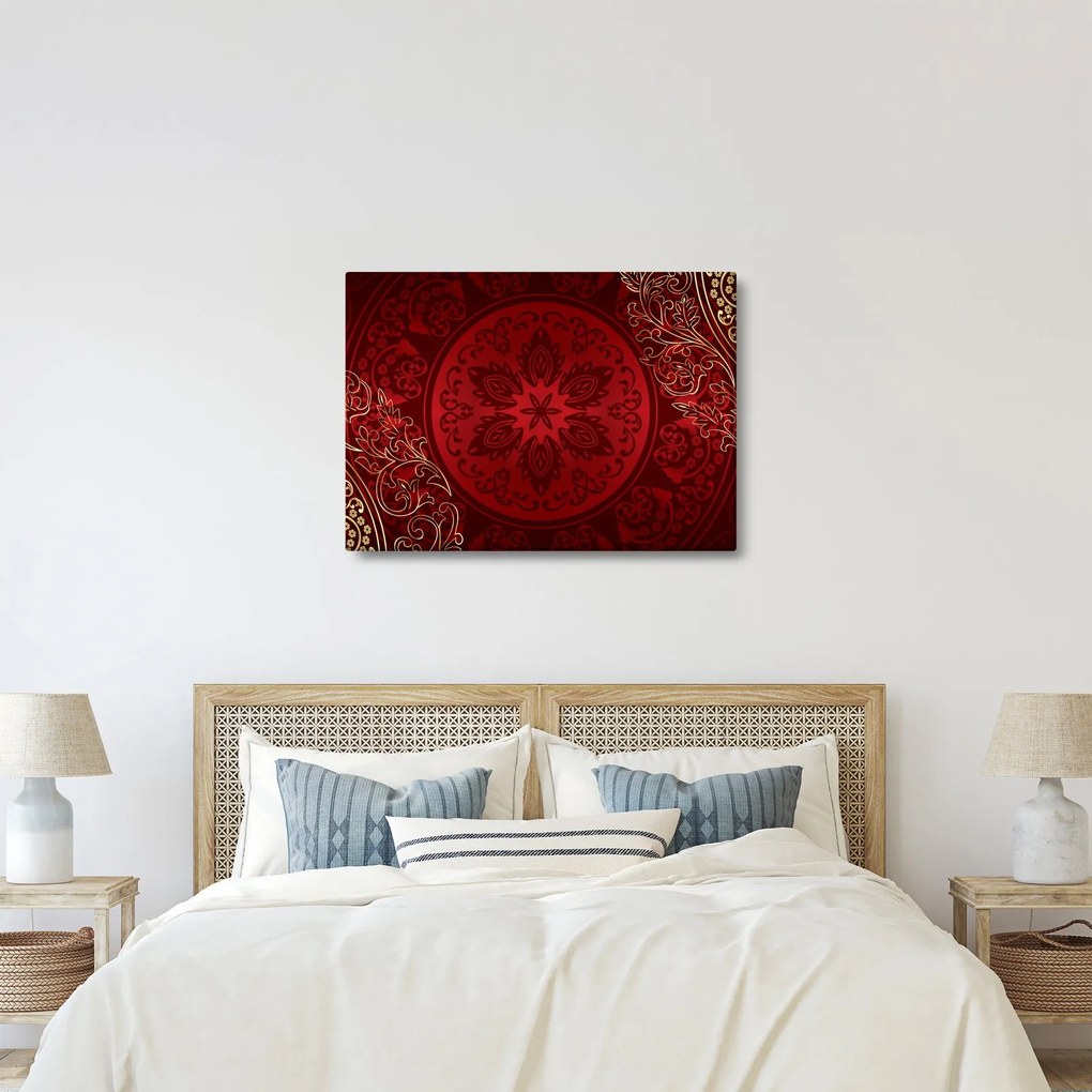 Obraz - Złote mandale (70x50 cm)