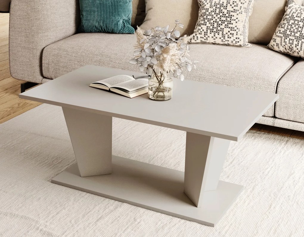 Nowoczesna ława pokojowa Viola II, kaszmir