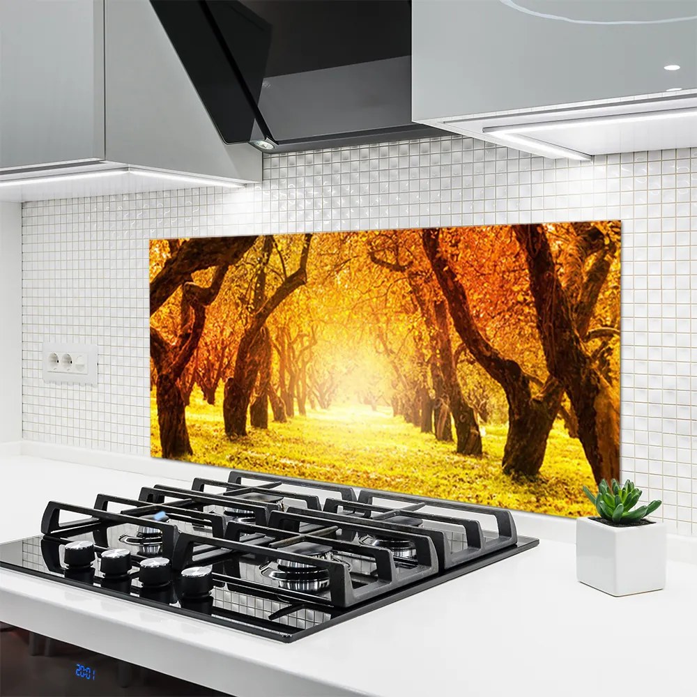 Panel Szklany Aleja W Cieniu Drzew