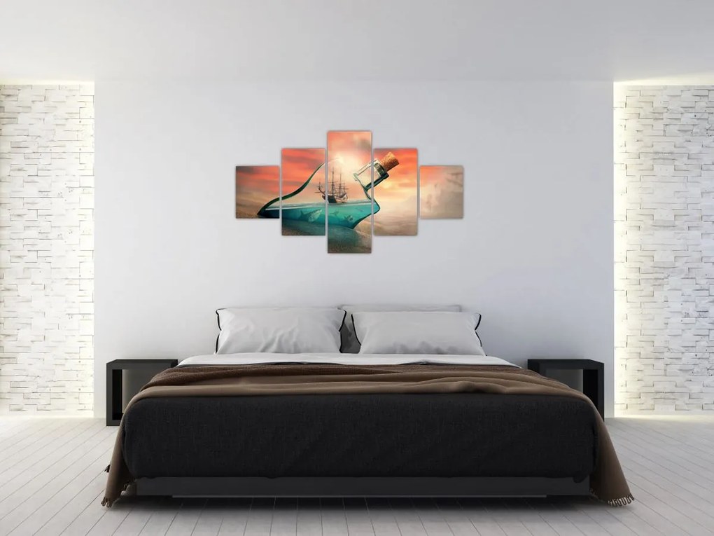 Obraz - Życie w butelce (125x70 cm)