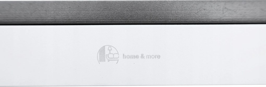 Stół ogrodowy aluminiowy biały 150x90x75 cm trwały blat kompozyt drewniany