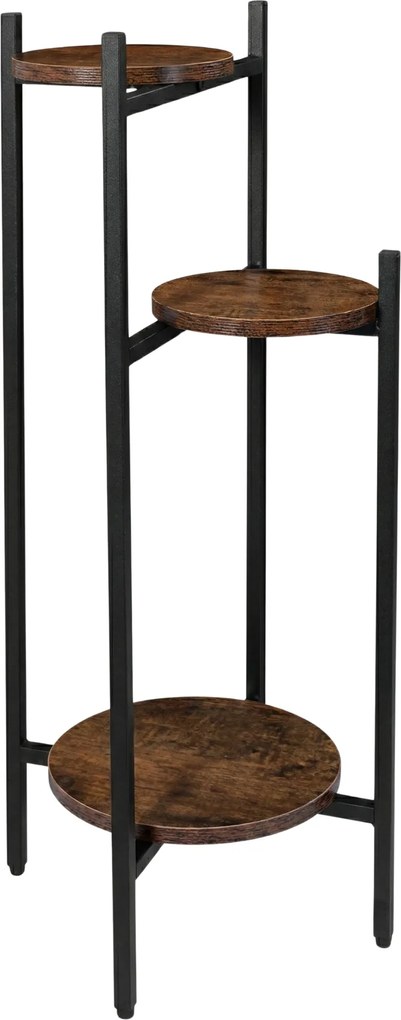 Wąski kwietnik stojący STEM na 3 kwiaty, Ø 33 x 80,5 cm