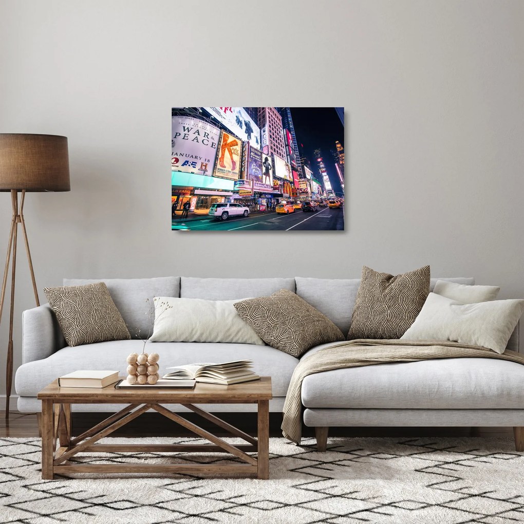 Obraz na szkle - New York Theater District (70x50 cm)