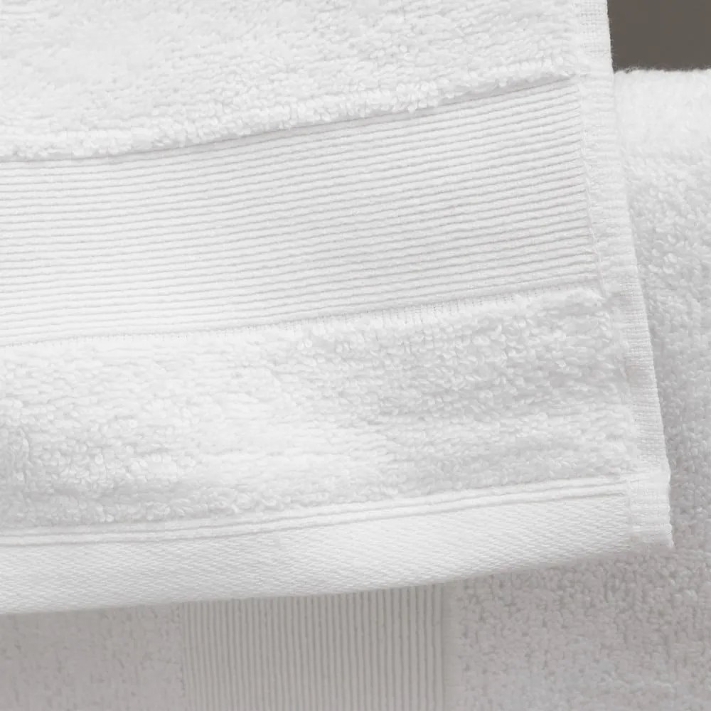 Biały bawełniany ręcznik frotte 50x85 cm Anti-Bacterial – Catherine Lansfield