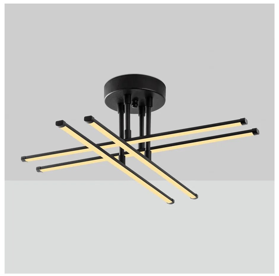 Czarna lampa sufitowa LED Exhaust – Opviq lights