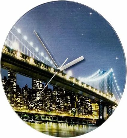 Zegar ścienny WENKO 27 cm - Most Brookliński