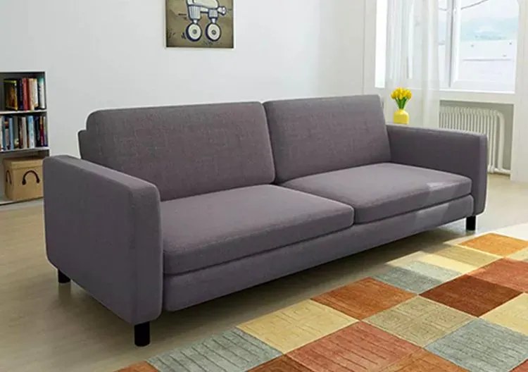 Stylowa trzyosobowa ciemnoszara sofa - Izarra 3X