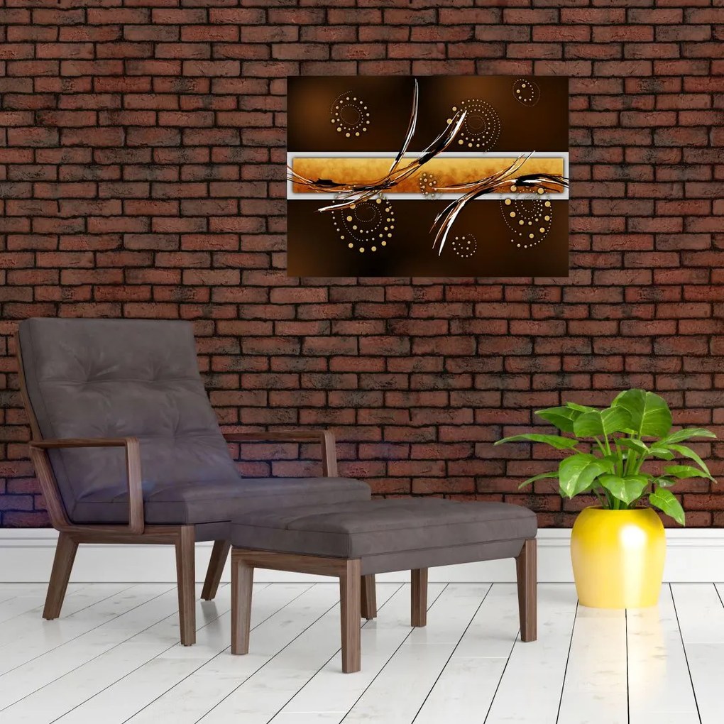 Obraz abstrakcji - Motyle (70x50 cm)