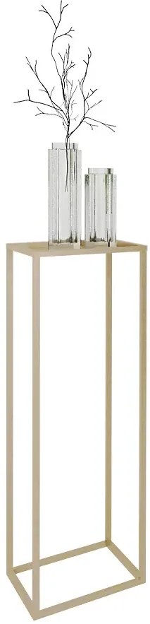 Złoty stojak na kwiaty w stylu glamour A4-B71