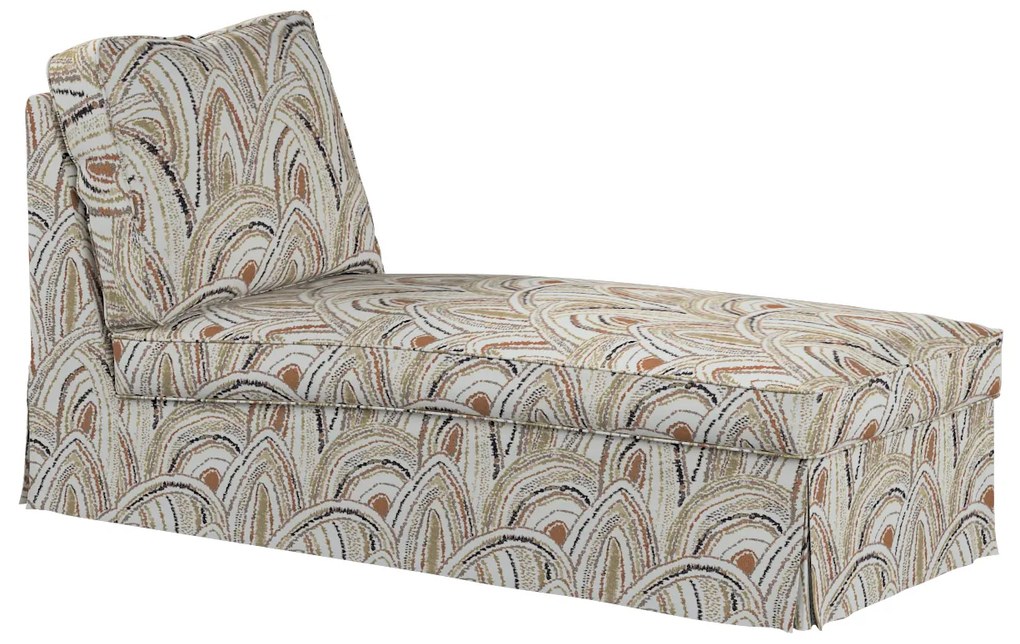 Pokrowiec na szezlong/ leżankę Ektorp wolnostojący prosty tył