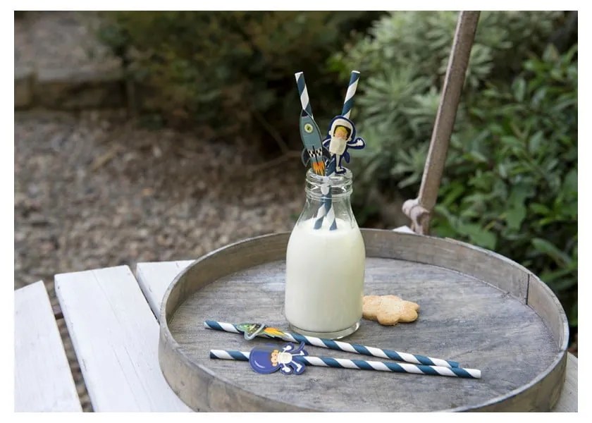 Zestaw 4 słomek Rex London Space Adventures