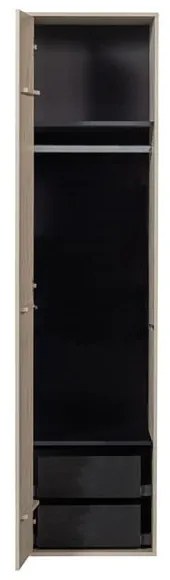 Kremowa szafa modułowa z litego drewna sosnowego 50x200 cm Daily – vtwonen