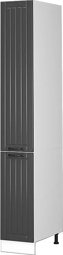 Szafka aptekarska antracytowy domek wiejski 30x58x206.8 fame-line