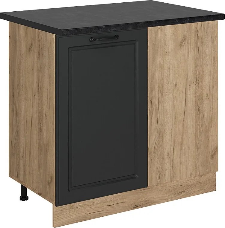 Szafka narożna antracytowy domek wiejski 86x60x81.6 r-line