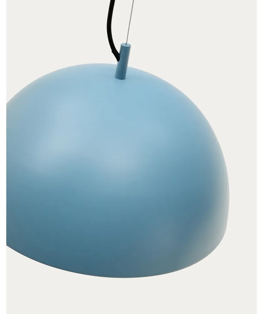 Niebieska lampa wisząca z metalowym kloszem ø 39,5 cm Catlar – Kave Home
