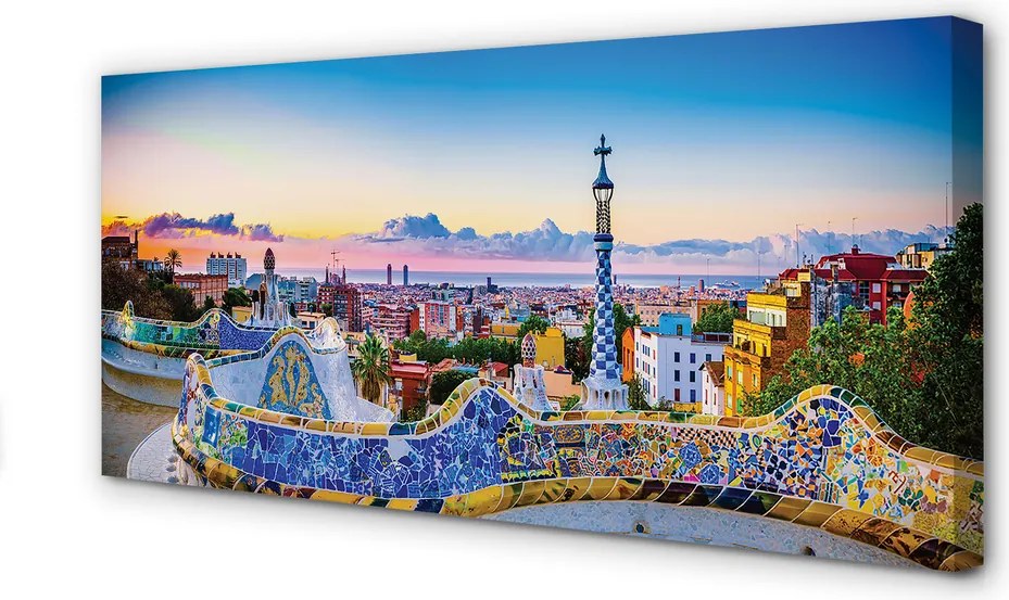 Obraz na płótnie Słoneczna Panorama Hiszpanii