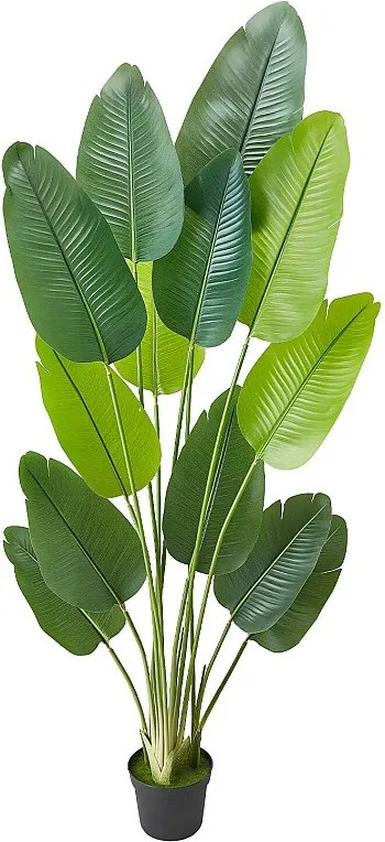 Sztuczny Rajski Ptak SucceBuy, 1,8 m, Sztuczna Tropikalna Roślina w Doniczce, Fałszywe Tropikalne Drzewo, Sztuczna Roślina Liście Polietylen do Salonu