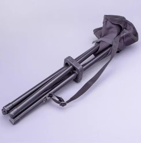 Składany stołek kempingowy - czarny