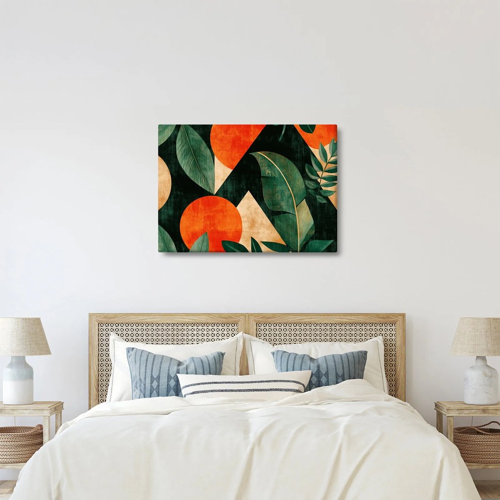 Obraz - Geometryczne motywy naturalne II. (70x50 cm)