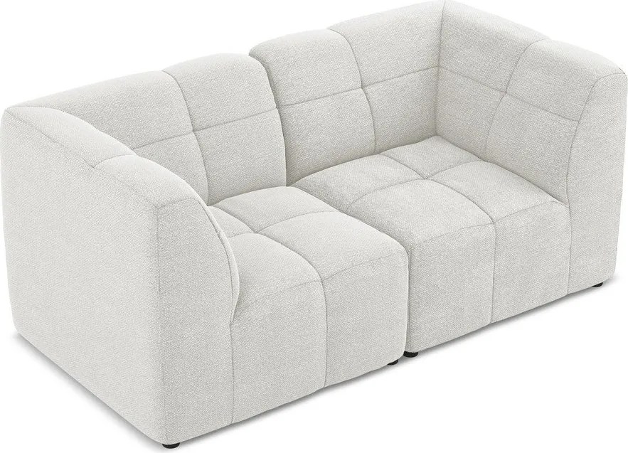 Biała sofa z materiału bouclé 180 cm Aloha – Makamii