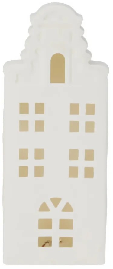 Lampka LED w kształcie domu, 24 cm, biały