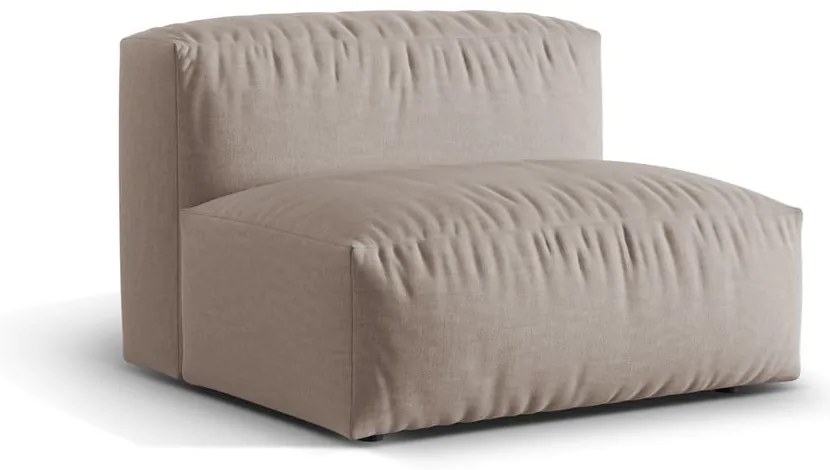 Beżowy moduł sofy (moduł środkowy) Martina – Micadoni Home