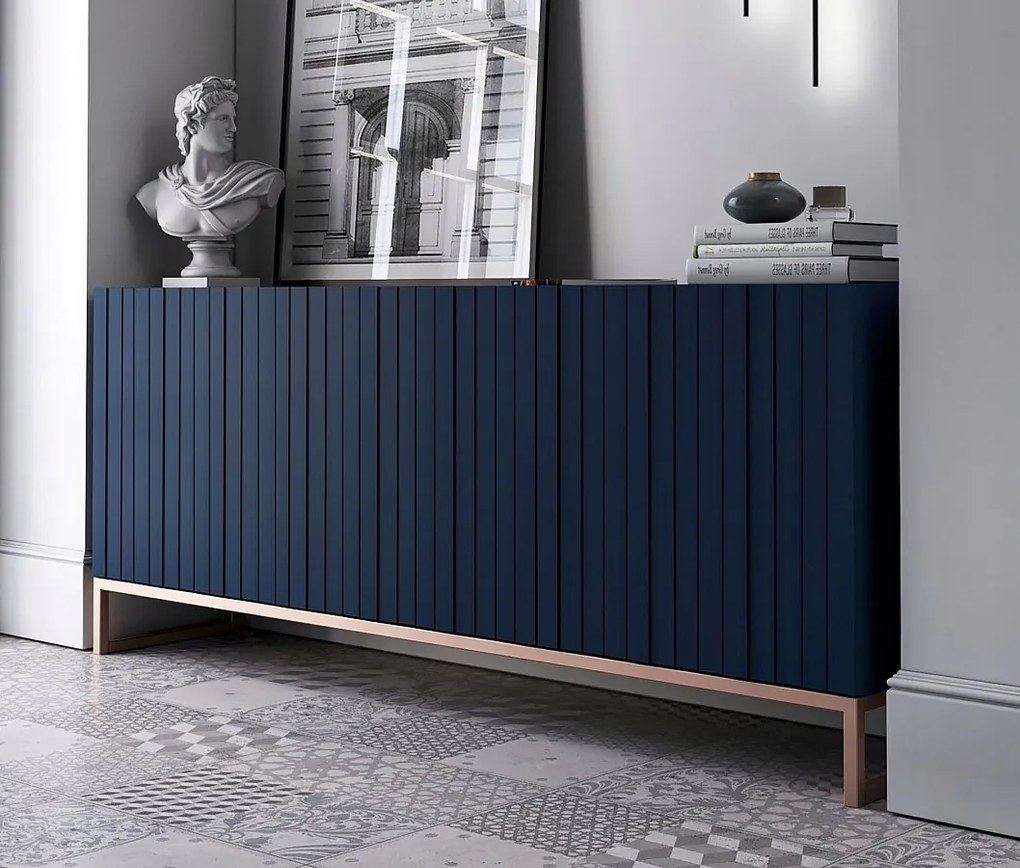 Komoda TAL 3D 168 granatowa mat