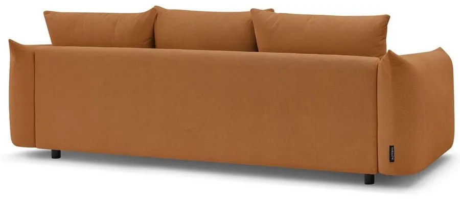 Pomarańczowa sofa 265 cm Ernest – Bobochic Paris