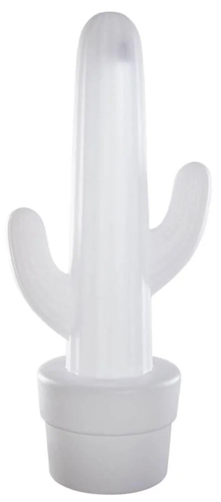 Zewnetrzna Zewnętrzna lampa podłogowa biała z LED IP65 - Kaktus Nowoczesny Oswietlenie zewnetrzne