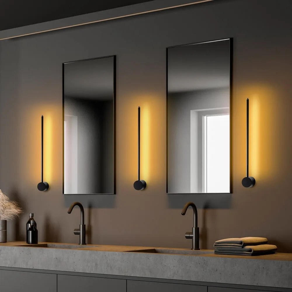 Czarny kinkiet LED Sword – Opviq lights