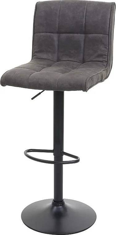 Stołek barowy MCW-B13,  vintage ciemnoszary