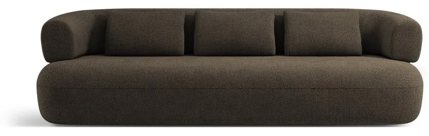 Brązowa sofa z materiału bouclé 226 cm Jenny – Micadoni Home