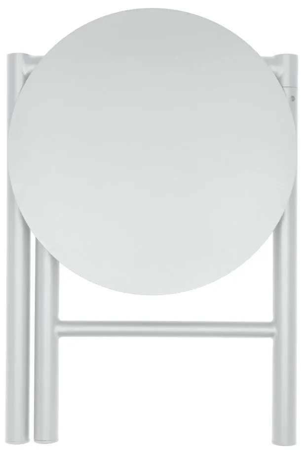 Biały metalowy stołek Disc – Zone